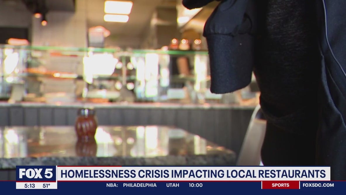 DC restaurant manager says homeless people have been verbally assaulting employees, customers